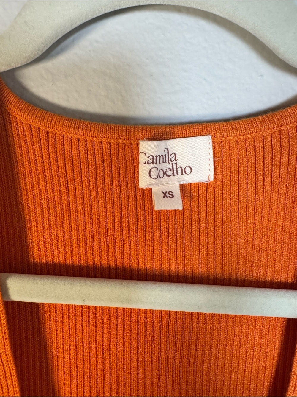 Camila Coelho “Artemis” Lace-Up Knit 2-Piece Set | Orange | Size XS | NWOT - Picture 10 of 11